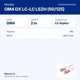OM4 DX LC-LC LSZH (50/125)