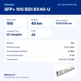 SFP-10G BiDi